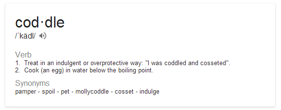 coddle definition