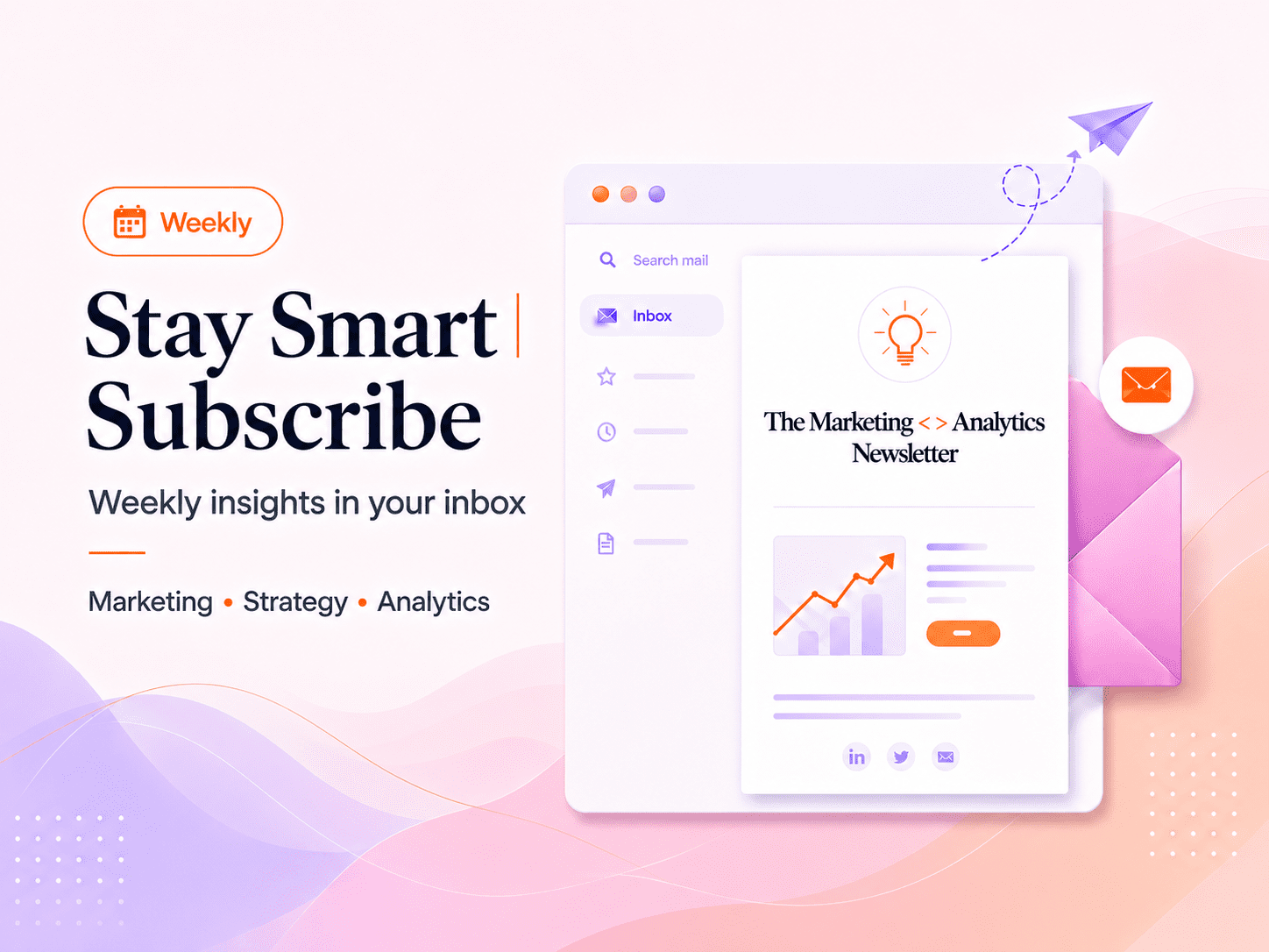 The Marketing < > Analytics Intersect Newsletter.